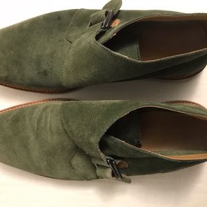 Cole Haan Green Suede Chukkas